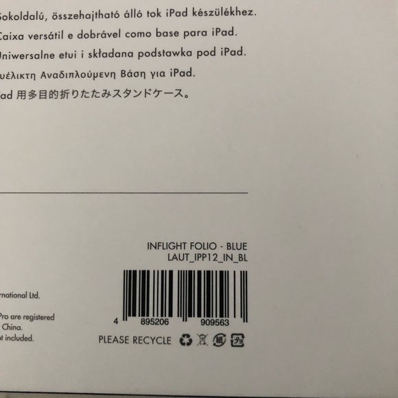 NWT Inflight Folio for iPad Pro- Blue - Picture 3 of 4